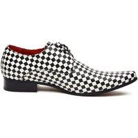 XPOSED Men's Retro Checkered Lace-up Shoes | Size: 6