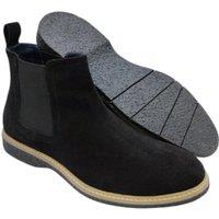 LB COMFORT Men's Rufus Leather Boots in Black | Size: 11