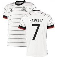 Germany Men's Mens 2020 - 2021 Home Adidas Football Shirt - Havertz 7 in White | Size: 2XL
