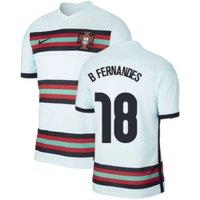 Portugal Men's Mens 2020 - 2021 Away Nike Football Shirt - B.Fernandes 8 in Blue | Size: Small
