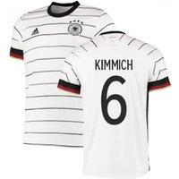 Germany Men's Mens 2020 - 2021 Home Adidas Football Shirt - Kimmich 6 in White | Size: 2XL