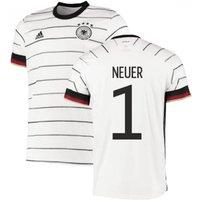 Germany Men's Mens 2020 - 2021 Home Adidas Football Shirt - Neuer 1 in White | Size: 2XL