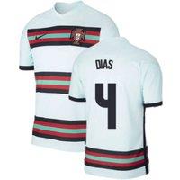 Portugal Men's 2020‑2021 Away Nike Football Shirt Dias in Blue | Size: Small