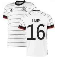Germany Men's 2020/2021 Home Adidas Football Shirt - Philipp Lahm in White | Size: 2XL