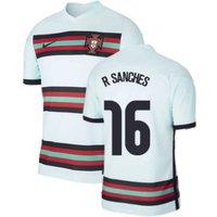Portugal Men's 2020‑2021 Away Nike Football Shirt - Renato Sanches in Blue | Size: Small
