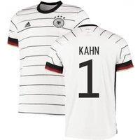 Germany Men's Mens 2020 - 2021 Home Adidas Football Shirt - Kahn 1 in White | Size: 2XL