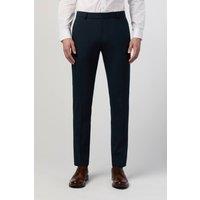 Limehaus Men's Stretch Navy Skinny Fit Trousers | Size: 34S