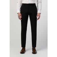 Limehaus Men's Stretch Black Skinny Fit Trousers | Size: 34S