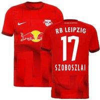 Red Bull Leipzig Men's Mens 2022 - 2023 Away Shirt - Szoboszlai 17 in Red | Size: Large