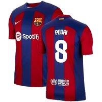 FC Barcelona Men's Mens 2023 - 2024 Home Shirt - Pedri 8 in Red | Size: 2XL