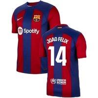 FC Barcelona Men's Mens 2023 - 2024 Home Shirt - Joao Felix 14 in Red | Size: 2XL