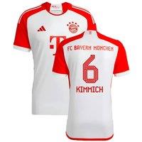 Bayern Munich Men's Mens 2023 - 2024 Home Shirt - Kimmich 6 in White | Size: Small