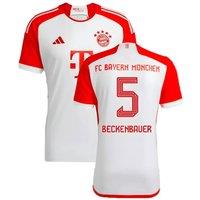 Bayern Munich Men's Mens 2023 - 2024 Home Shirt - Beckenbauer 5 in White | Size: Small