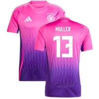 Germany Men's Mens 2024 - 2025 Away Shirt - Muller 13 in Pink | Size: Medium