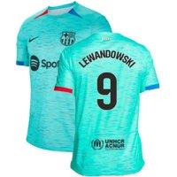 FC Barcelona Men's Mens 2023 - 2024 Third Shirt - Lewandowski 9 in Blue | Size: 2XL