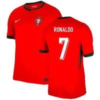 Portugal Men's Mens 2024 - 2025 Home Shirt - Ronaldo 7 in Red | Size: XL