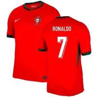 Portugal Men's Mens 2024 - 2025 Home Shirt - Ronaldo 7 in Red | Size: 2XL