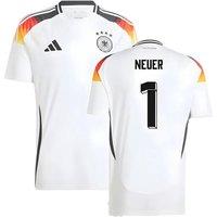Germany Men's Mens 2024 - 2025 Home Shirt - Neuer 1 in White | Size: Small