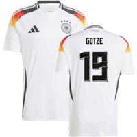 Germany Men's Mens 2024 - 2025 Home Shirt - Gotze 19 in White | Size: Medium