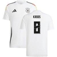 Germany Men's Mens 2024 - 2025 Home Fan Shirt - Kroos 8 in White | Size: XL