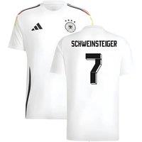 Germany Men's Mens 2024 - 2025 Home Fan Shirt - Schweinsteiger 7 in White | Size: XL