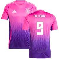 Germany Men's Mens 2024 - 2025 Away Shirt - Fullkrug 9 in Pink | Size: Medium