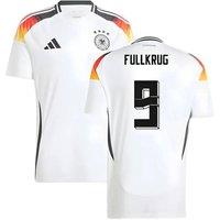 Germany Men's Mens 2024 - 2025 Home Shirt - Fullkrug 9 in White | Size: Medium