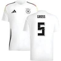 Germany Men's Mens 2024 - 2025 Home Fan Shirt - Gross 5 in White | Size: 2XL