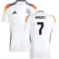 Germany Men's Mens 2024 - 2025 Home Shirt - Havertz 7 in White | Size: 2XL