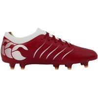 Canterbury Men's Phoenix 2.0 Team Synthetic Leather Firm Ground Rugby Boots in Burgundy | Size: 6.5