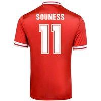 Liverpool Men's Score Draw 1982 Home Shirt Souness in Red | Size: Large