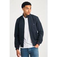 French Connection Men's Funnel Neck Harrington Jacket in Navy | Size: 2XL