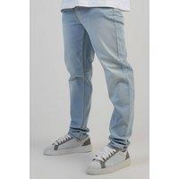 SikSilk Men's Slim Fit Jeans in Light Blue | Size: 28R