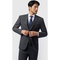 Limehaus Men's Regular Fit Charcoal Trousers | Size: 50S