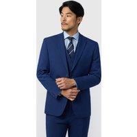 Limehaus Men's Regular Fit Blue Trousers | Size: 46S