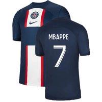 PSG Men's Mens 2022 - 2023 Home Shirt - Mbappe 7 in Navy | Size: XL