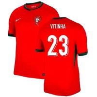 Portugal Men's Mens 2024 - 2025 Home Shirt - Vitinha 23 in Red | Size: 2XL