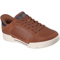 Skechers Men's RECOIL PERSIUS Slip-Ins Leather Sneaker Brown | Size: 10