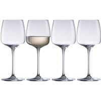 Galway Crystal Tivoli White Wine Set of 4 in Clear