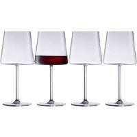 Galway Crystal Tivoli Red Wine Set of 4 in Clear
