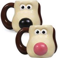 Wallace & Gromit Mug Shaped Heat Chg. Boxed - (Gromit)