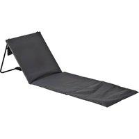 Harbour Housewares Folding Beach Lounger in Green