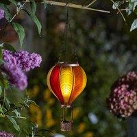 mysmartbuy Solar Powered Flaming Balloon Lantern - Outdoor Garden Hanging Light in Orange