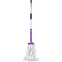 DECORE4U LTD DL-Twist Mop with Stainless Steel Handle - Purple Color | Size: 1m x 3m