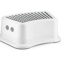 DECORE4U LTD OSH Non-Slip Step Stool Durable Safe Anti-Skid Home Use in White