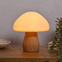Hestia Mushroom Table Lamp in White