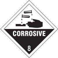 Scan Corrosive 8 - Self Adhesive Vinyl Sign 100 X 100mm