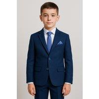 SIRRI Boy's 7 Piece Self-Patterned Formal Suit Set in Navy | Size: 1 Year