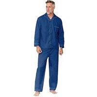 Tootal Men's Champion Plain Cotton-Blend Pyjamas in Navy | Size: 2XL