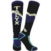 TALYX Men's Mens Cushioned Thermal Winter Ski Socks in Black | Size: 6-11